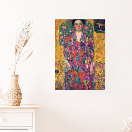 Plakat samoprzylepny Gustav Klimt Portret Eugenia Primavesi. Reprodukcja obrazu