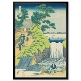 Obraz klasyczny The Falls at Aoigaoka in the Eastern Capital. Hokusai Katsushika. Reprodukcja