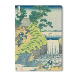 Obraz na płótnie The Falls at Aoigaoka in the Eastern Capital. Hokusai Katsushika. Reprodukcja