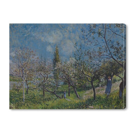 Obraz na płótnie Albert Sisley "Ogród" - reprodukcja