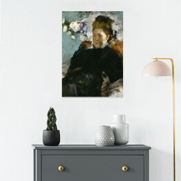 Plakat samoprzylepny Edgar Degas "Panna Malot" - reprodukcja