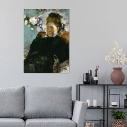Plakat samoprzylepny Edgar Degas "Panna Malot" - reprodukcja
