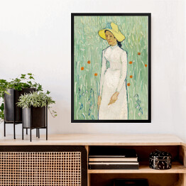 Obraz w ramie Vincent van Gogh Dziewczyna w bieli. Reprodukcja