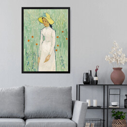 Obraz w ramie Vincent van Gogh Dziewczyna w bieli. Reprodukcja