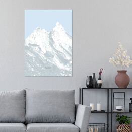 Plakat samoprzylepny Manaslu - szczyty górskie