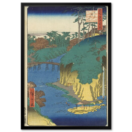 Obraz klasyczny Utugawa Hiroshige Takinogawa, Ōji. Reprodukcja obrazu