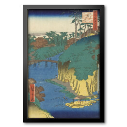 Obraz w ramie Utugawa Hiroshige Takinogawa, Ōji. Reprodukcja obrazu