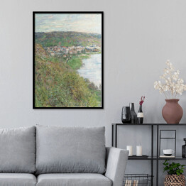 Plakat w ramie Claude Monet Krajobraz Vetheuil Reprodukcja obrazu
