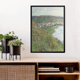 Obraz w ramie Claude Monet Krajobraz Vetheuil Reprodukcja obrazu
