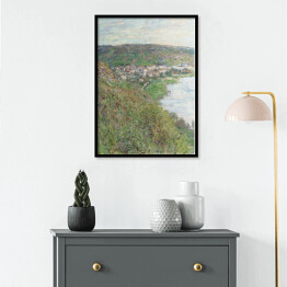 Plakat w ramie Claude Monet Krajobraz Vetheuil Reprodukcja obrazu