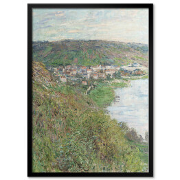 Obraz klasyczny Claude Monet Krajobraz Vetheuil Reprodukcja obrazu