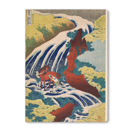 Obraz na płótnie Hokusai Katsushika "Yoshitsune Falls from the series Famous Waterfalls in Various Provinces"