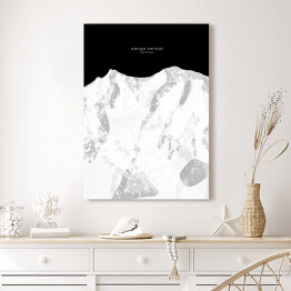 Obraz klasyczny Nanga Parbat - minimalistyczne szczyty górskie