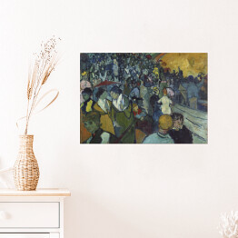Plakat Vincent van Gogh Widzowie na arenie w Arles. Reprodukcja
