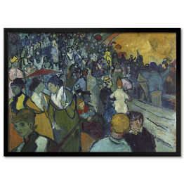 Plakat w ramie Vincent van Gogh Widzowie na arenie w Arles. Reprodukcja