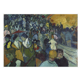 Plakat samoprzylepny Vincent van Gogh Widzowie na arenie w Arles. Reprodukcja