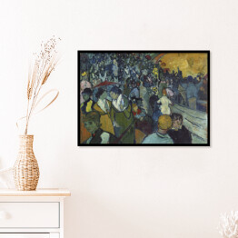 Plakat w ramie Vincent van Gogh Widzowie na arenie w Arles. Reprodukcja