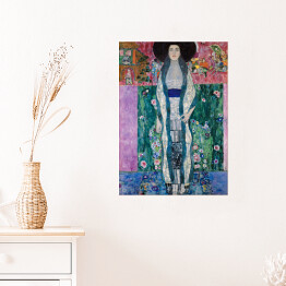 Plakat samoprzylepny Gustav Klimt Portret Adele Bloch-Bauer. Reprodukcja