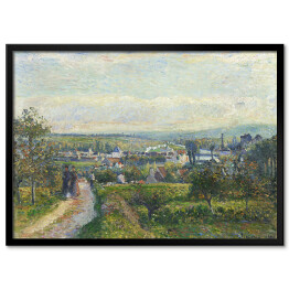 Plakat w ramie Camille Pissarro. Widok Saint-Ouen-l’Aumône. Reprodukcja
