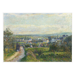 Plakat samoprzylepny Camille Pissarro. Widok Saint-Ouen-l’Aumône. Reprodukcja