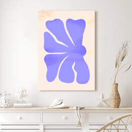 Obraz klasyczny Abstrakcyjny niebieski kwiat
