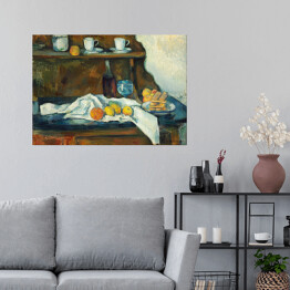 Plakat samoprzylepny Paul Cézanne "Bufet" - reprodukcja