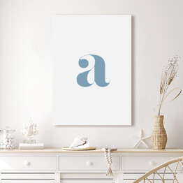 Obraz na płótnie Minimalistyczna litera "a"