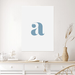 Plakat samoprzylepny Minimalistyczna litera "a"