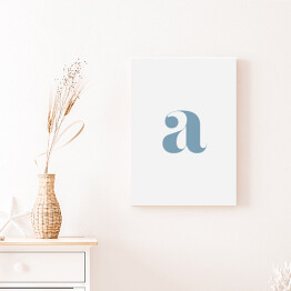 Obraz na płótnie Minimalistyczna litera "a"