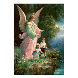 Plakat samoprzylepny Anioł Stróż