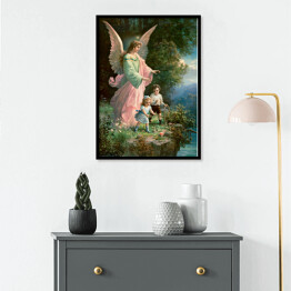 Plakat w ramie Anioł Stróż