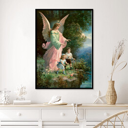 Plakat w ramie Anioł Stróż