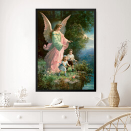 Obraz w ramie Anioł Stróż