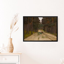 Obraz w ramie Józef Chełmoński Droga w lesie Reprodukcja obrazu