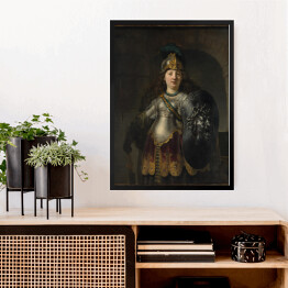Obraz w ramie Rembrandt Bellona. Reprodukcja