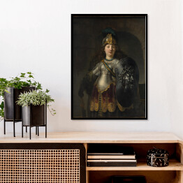 Plakat w ramie Rembrandt Bellona. Reprodukcja