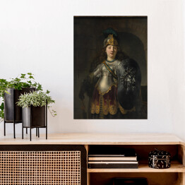 Plakat samoprzylepny Rembrandt Bellona. Reprodukcja