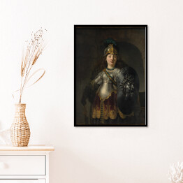 Plakat w ramie Rembrandt Bellona. Reprodukcja