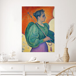 Plakat Paul Signac Kobieta z parasolką. Reprodukcja