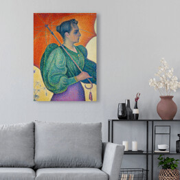 Obraz na płótnie Paul Signac Kobieta z parasolką. Reprodukcja