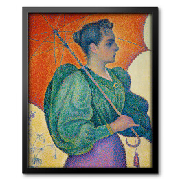 Obraz w ramie Paul Signac Kobieta z parasolką. Reprodukcja