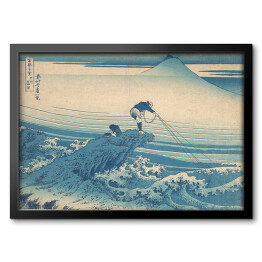 Obraz w ramie Hokusai Katsushika. Kajikazawa w prowincji Kai. Reprodukcja