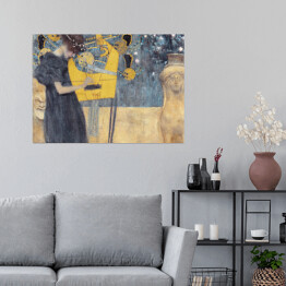 Plakat Gustav Klimt "Muzyka" - reprodukcja