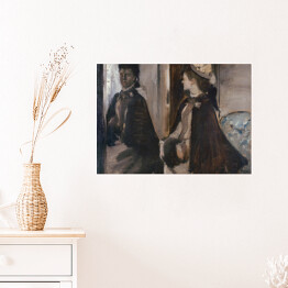 Plakat Edgar Degas "Pani Jeantaud przed lustrem" - reprodukcja