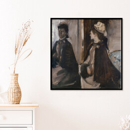 Plakat w ramie Edgar Degas "Pani Jeantaud przed lustrem" - reprodukcja
