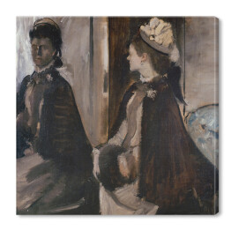 Obraz na płótnie Edgar Degas "Pani Jeantaud przed lustrem" - reprodukcja