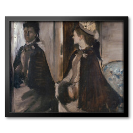 Obraz w ramie Edgar Degas "Pani Jeantaud przed lustrem" - reprodukcja