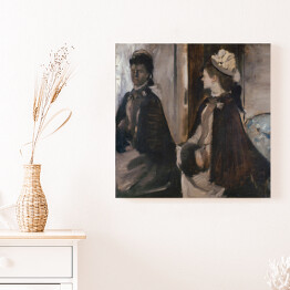Obraz na płótnie Edgar Degas "Pani Jeantaud przed lustrem" - reprodukcja