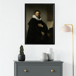 Obraz w ramie Rembrandt "Portret Jana Wttenbogaerta" - reprodukcja