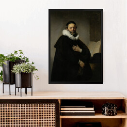 Obraz w ramie Rembrandt "Portret Jana Wttenbogaerta" - reprodukcja
